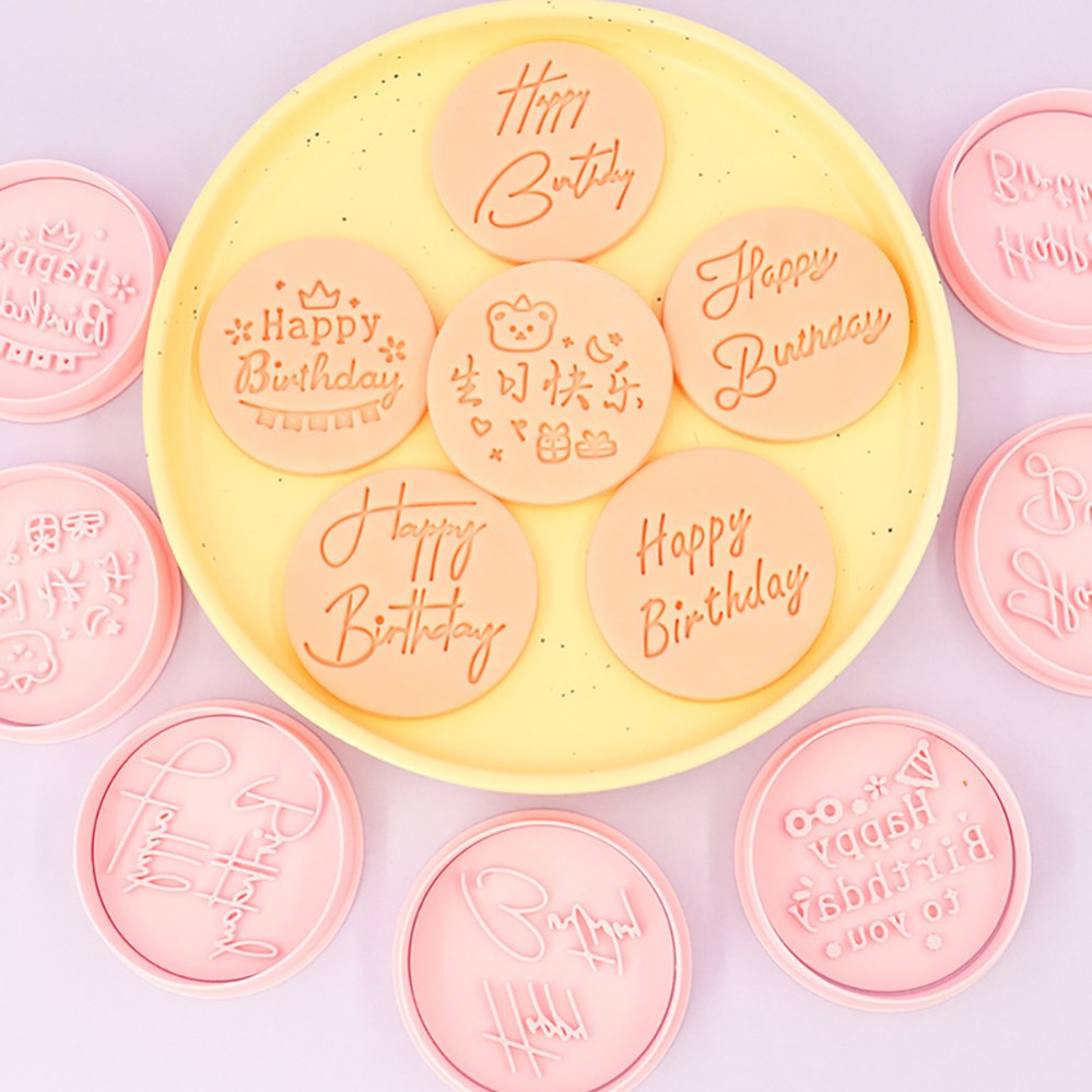 Kitchen Appliances For Baking - Cortadores de Galletas de Feliz Cumpleaños,