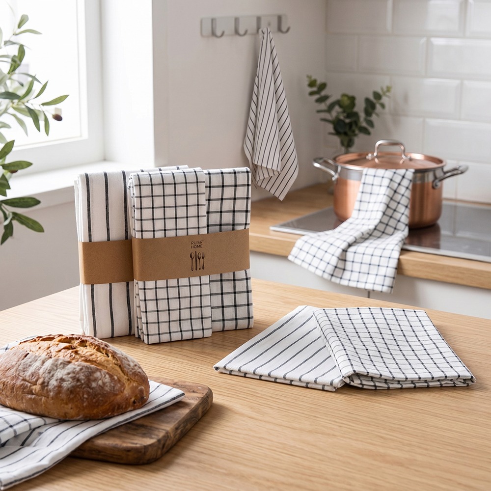 Kitchen Baking Table - Juego de 4 Paños de Cocina