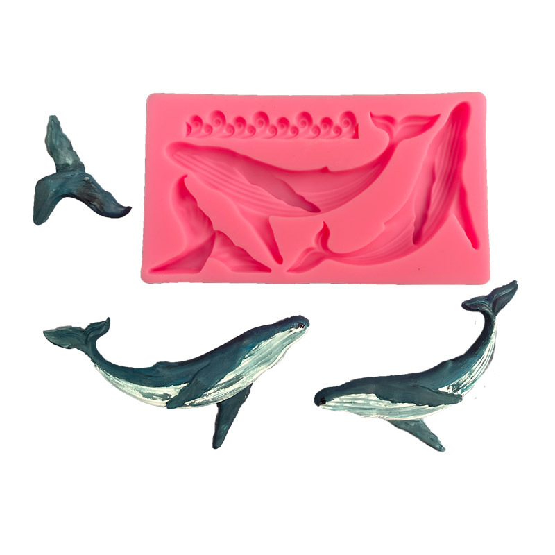 Kitchen Appliances For Baking - Molde de silicona de ballena DIY,