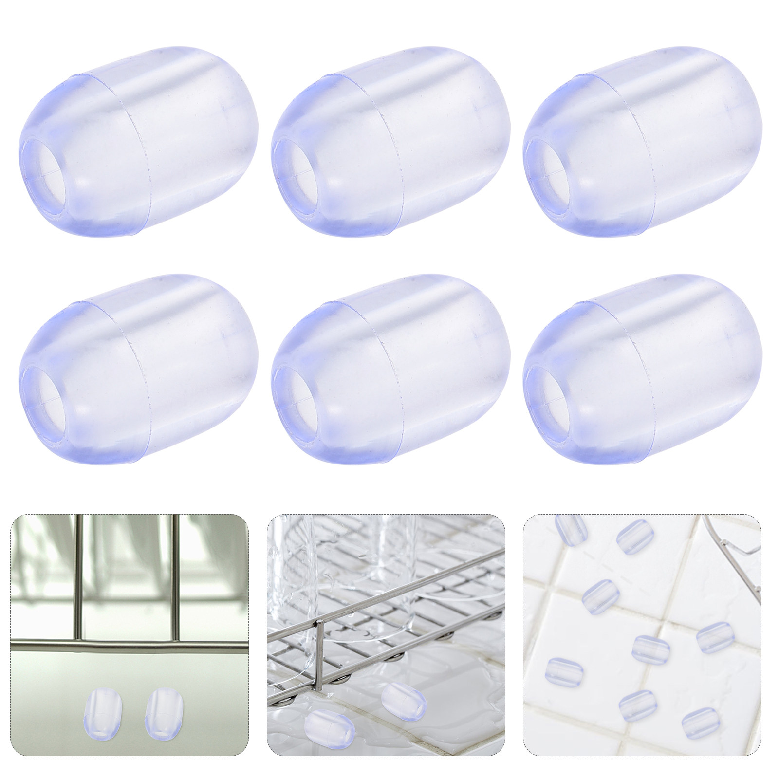 Kitchen Utensils - 10 protectores de goma antideslizantes de
