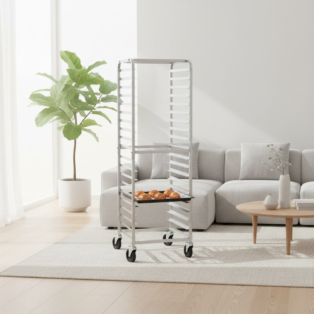Carrito de Almacenamiento de A - Kitchen Baking Trolley reseña y precio
