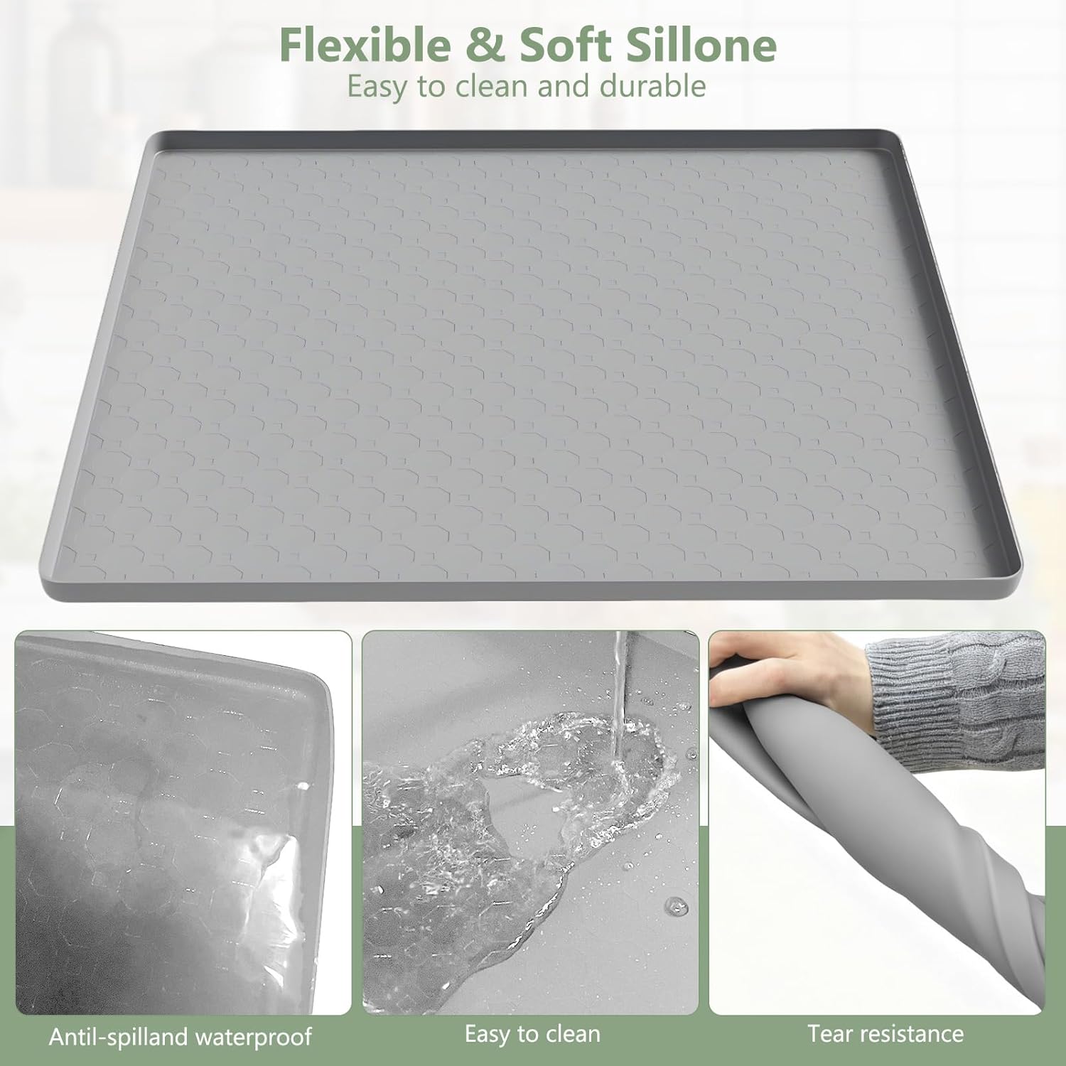 Estera de silicona resistente  - Kitchen Baking Table reseña y precio