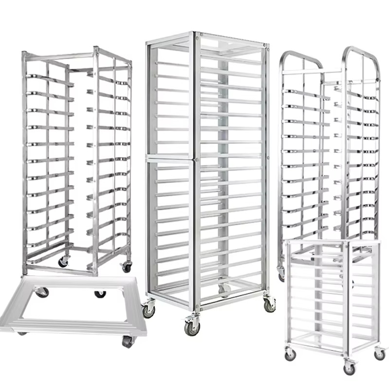 Carrito de Aluminio Comercial  - Kitchen Baking Trolley reseña y precio