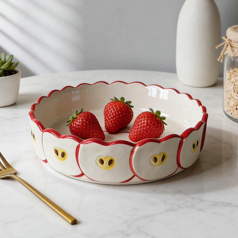 Plato de cerámica con forma de - Kitchen Baking Table reseña y precio