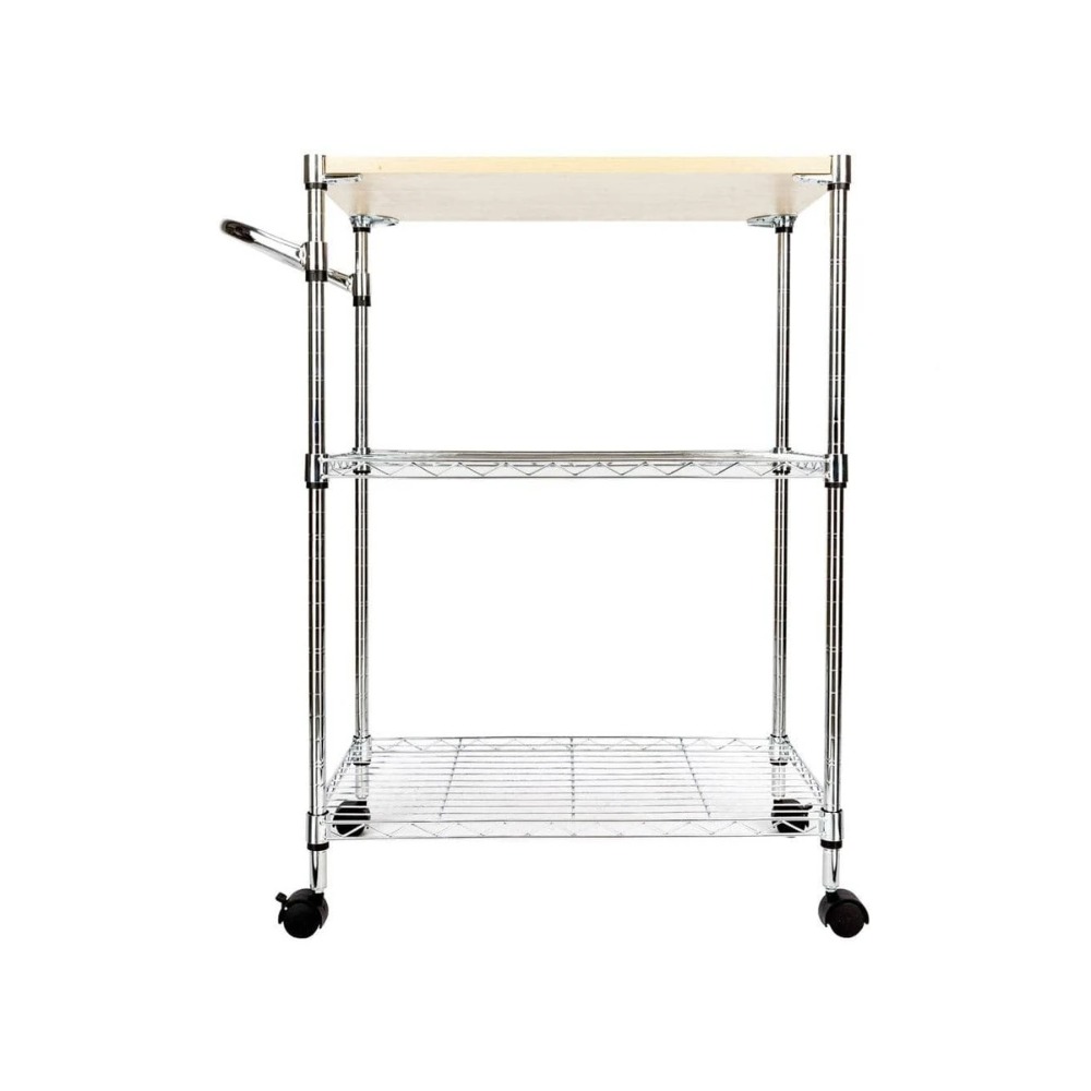 Carrito de cocina rodante de 3 - Kitchen Baking Trolley reseña y precio