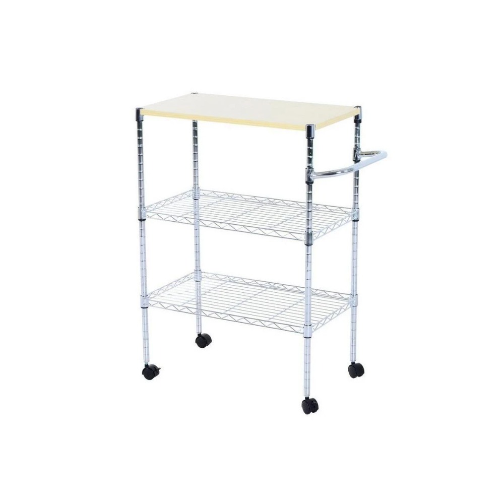 Carrito de cocina rodante de 3 - Kitchen Baking Trolley reseña y precio