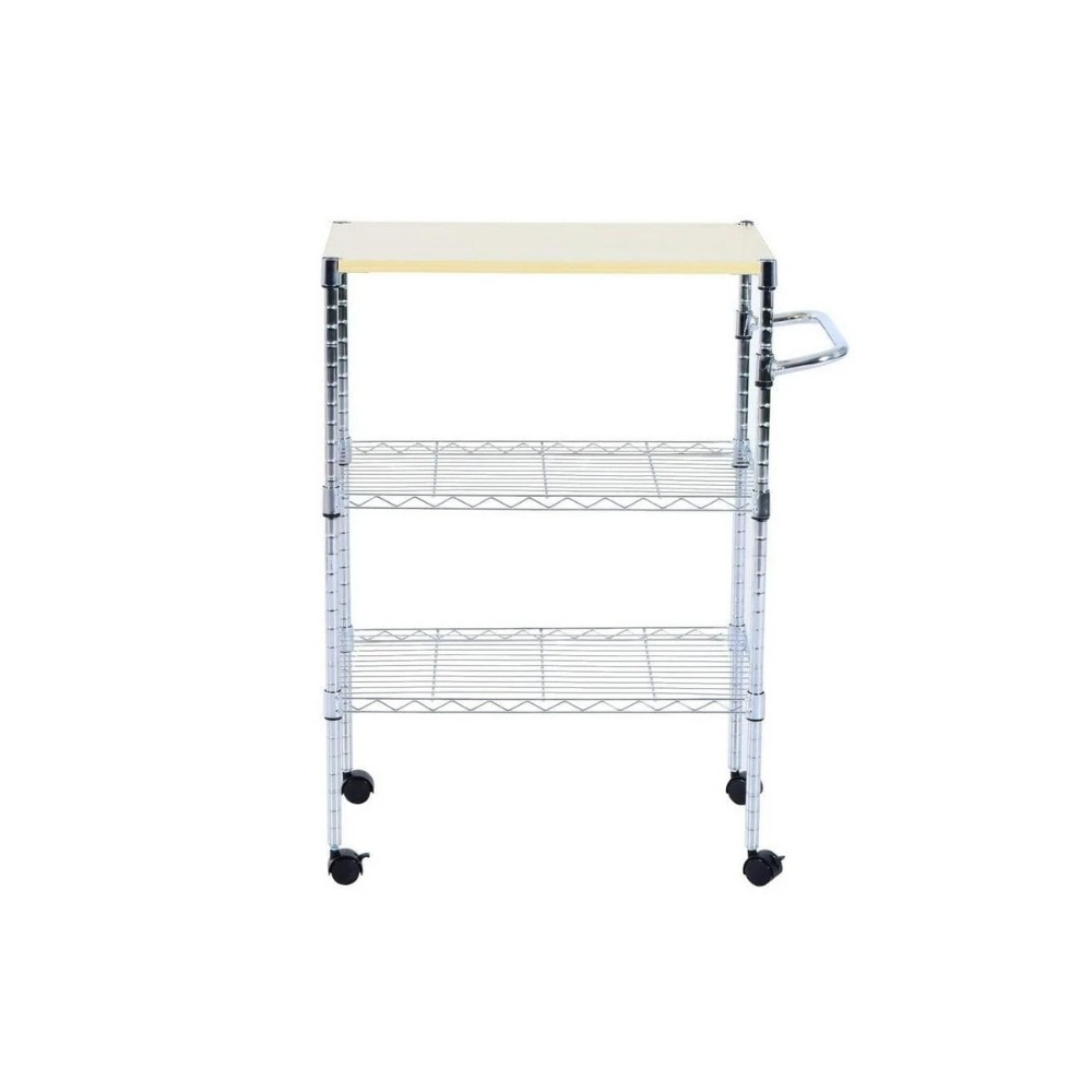 Carrito de cocina rodante de 3 - Kitchen Baking Trolley reseña y precio