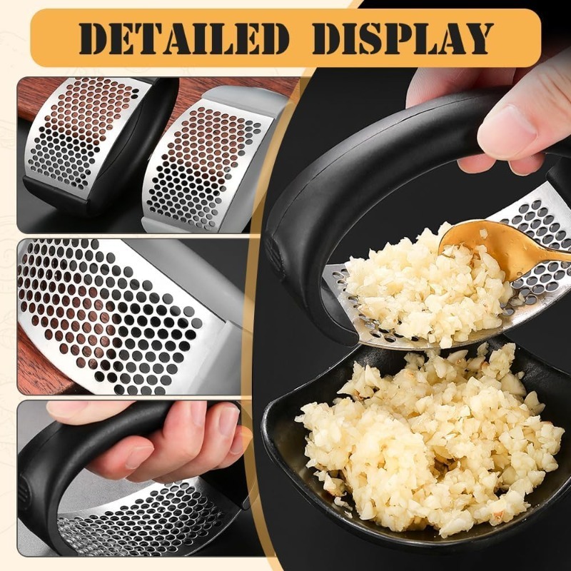 Triturador de Ajo de Acero Ino - Kitchen Utensils reseña y precio