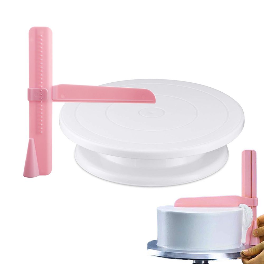 Plato giratorio de plástico pa - Kitchen Baking Table reseña y precio