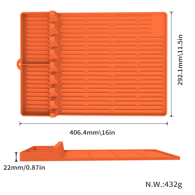 LMETJMA-alfombra grande de sil - Super Kitchen Baking Mat reseña y precio