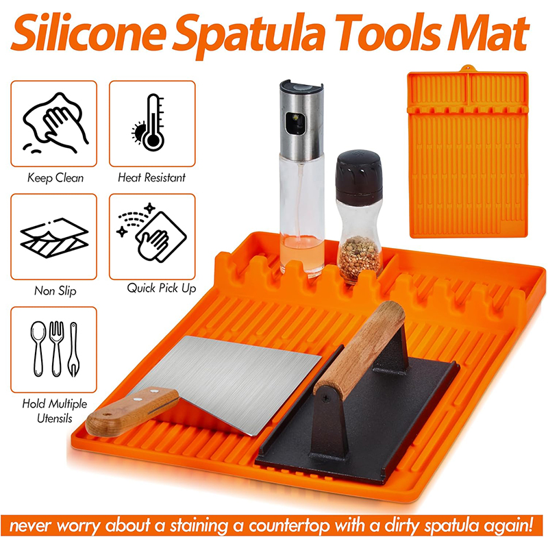 LMETJMA-alfombra grande de sil - Super Kitchen Baking Mat reseña y precio